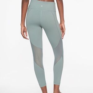 Athleta Legging Yoga Lead Green XS